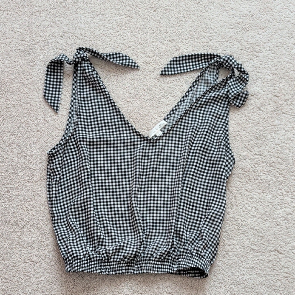Stitch Fix Nine Britton Sarah Tie Shoulder Blouse Size M